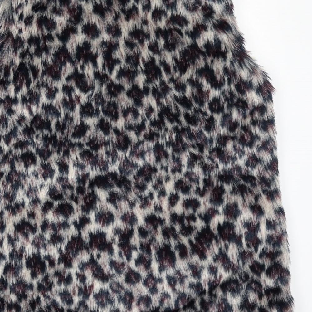 TU Girls Multicoloured Animal Print  Gilet Jacket Size 11-12 Years