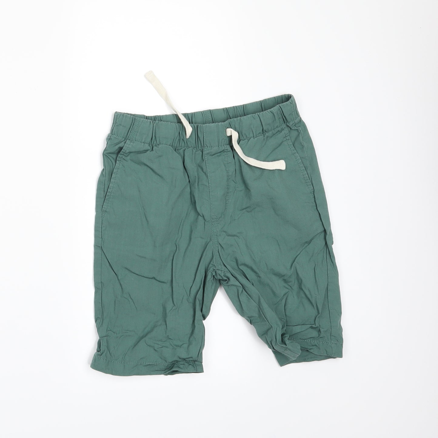 H&M Boys Green   Chino Shorts Size 7-8 Years