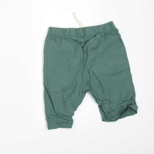 H&M Boys Green   Chino Shorts Size 7-8 Years