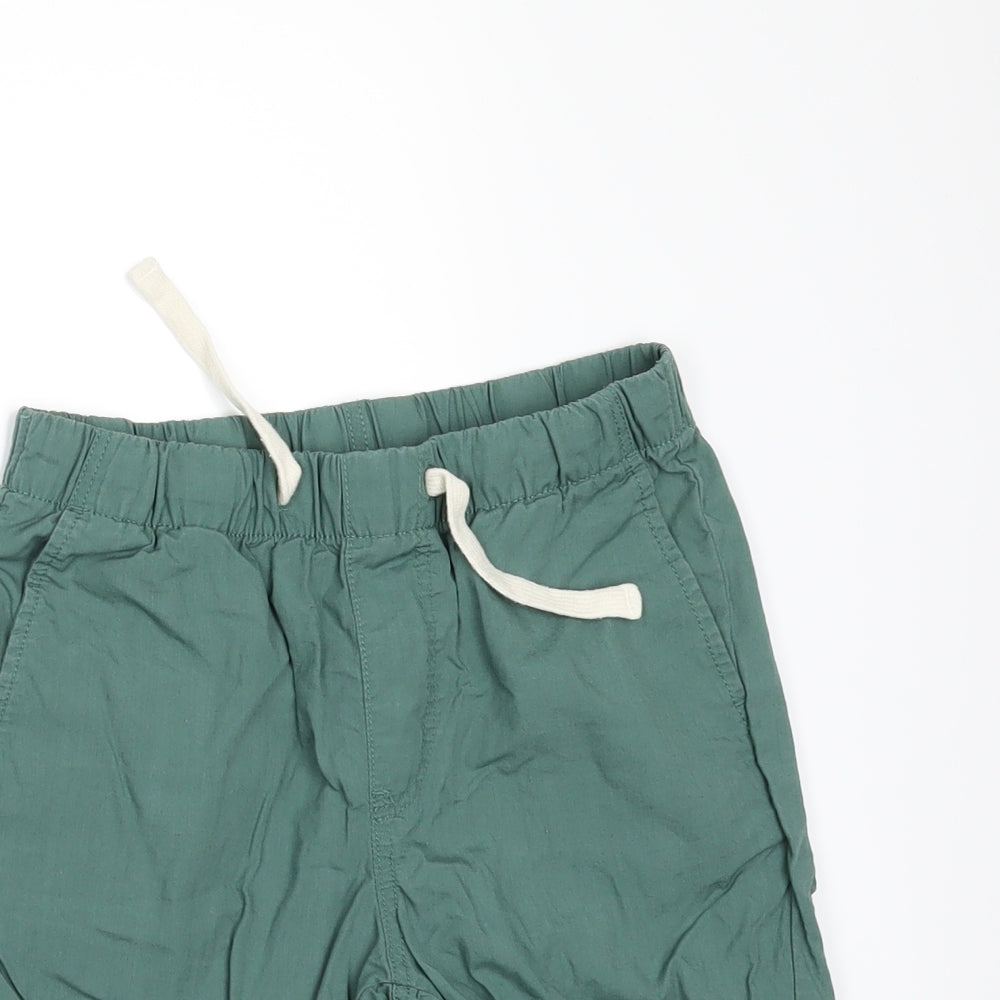 H&M Boys Green   Chino Shorts Size 7-8 Years