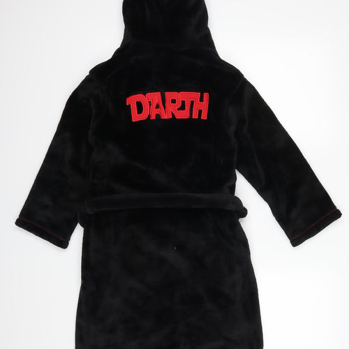 Marks and Spencer Boys Black Solid Fleece  Robe Size 9-10 Years  - Darth Vader Star Wars