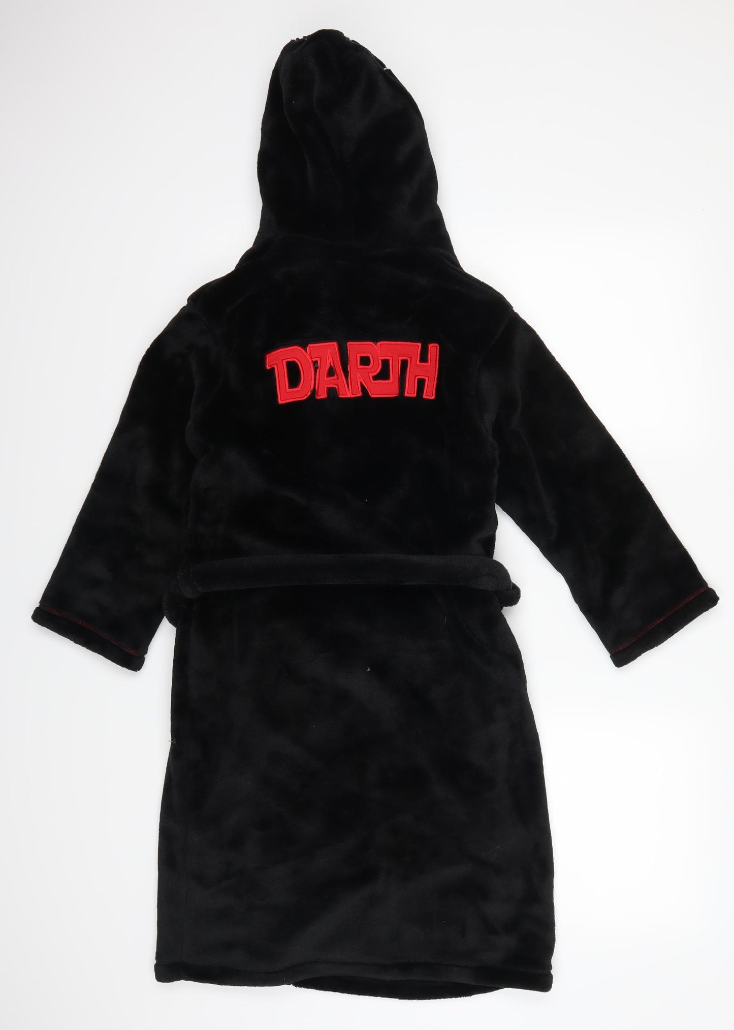 Marks and Spencer Boys Black Solid Fleece  Robe Size 9-10 Years  - Darth Vader Star Wars