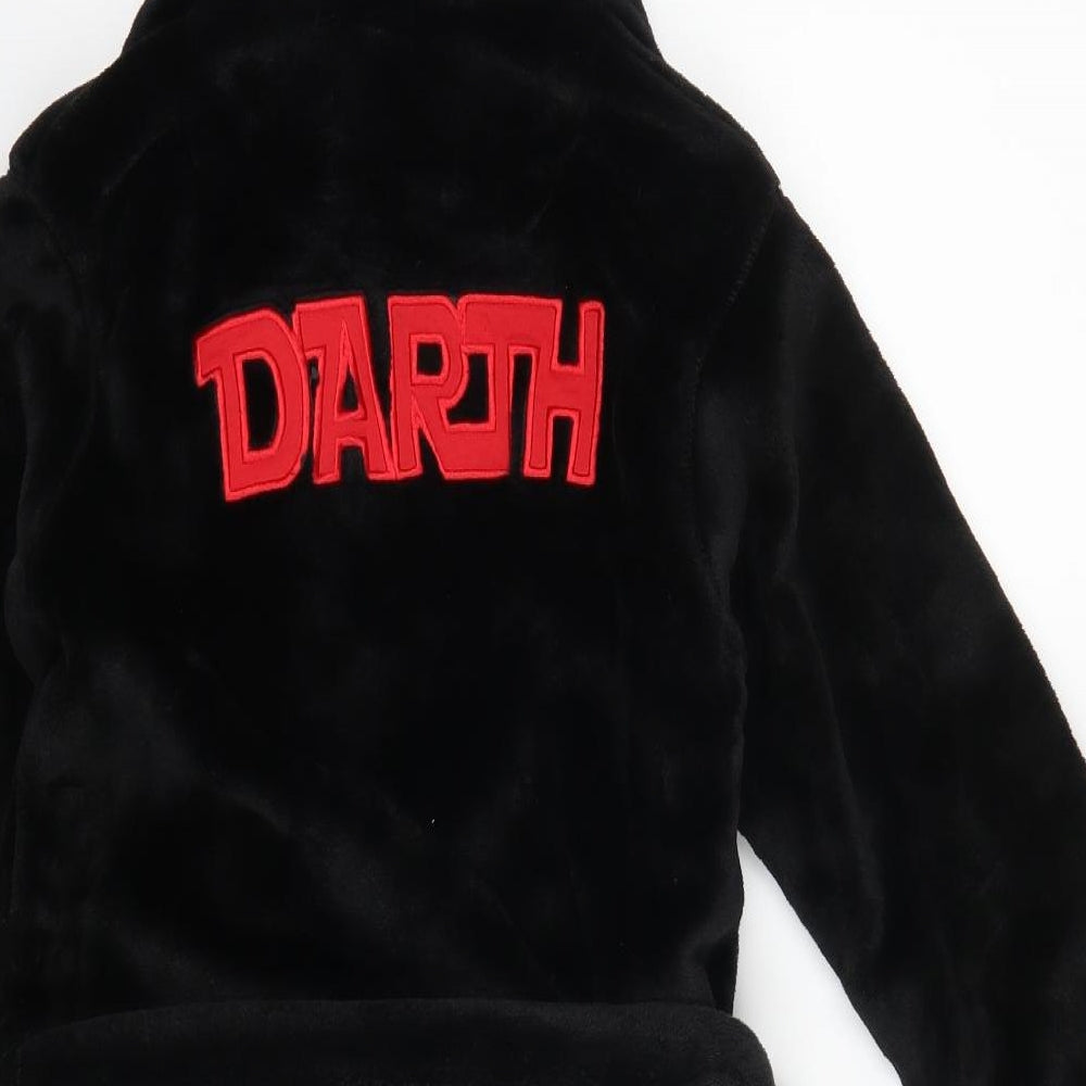 Marks and Spencer Boys Black Solid Fleece  Robe Size 9-10 Years  - Darth Vader Star Wars
