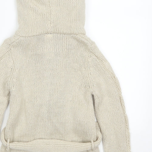 Palomino Girls Beige   Cardigan Jumper Size 4 Years  - Ears on Hood