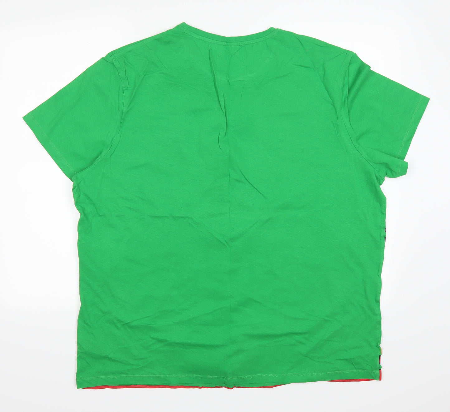 F&F Mens Green    T-Shirt Size 2XL  - Elf Christmas