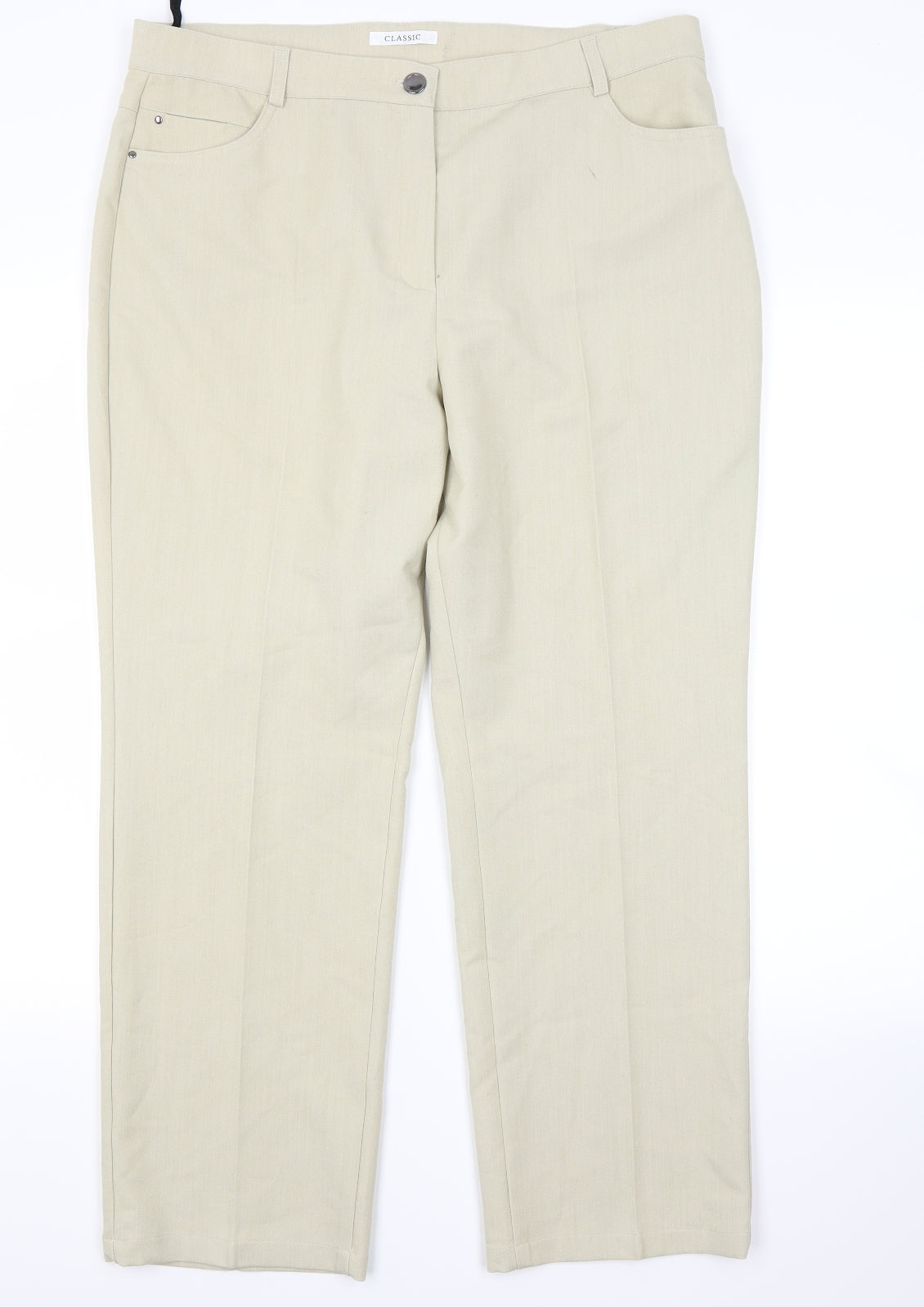 Marks and Spencer Womens Beige   Skinny Jeans Size 16 L28 in