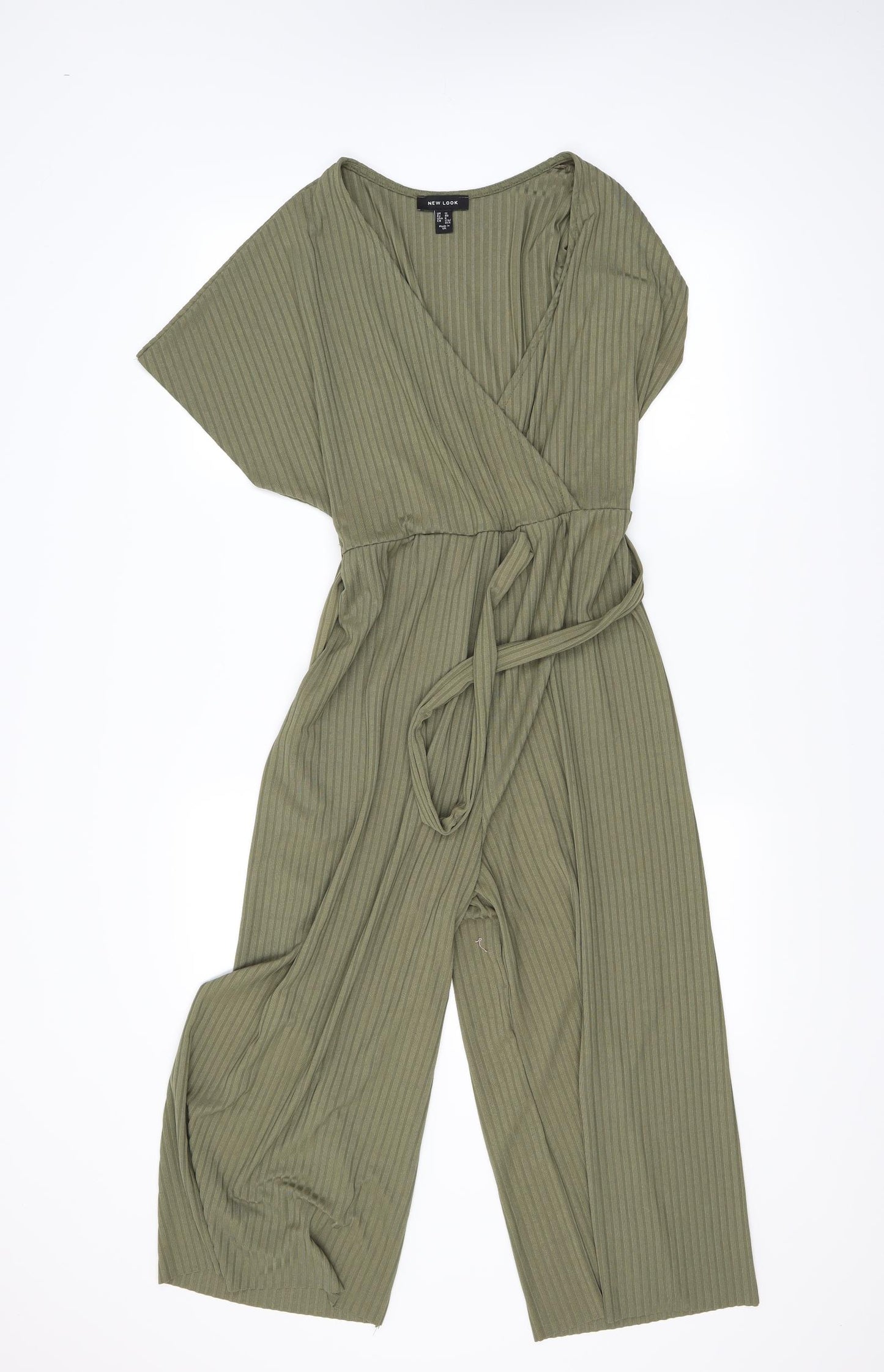 New Look Womens Green   Trousers One-Piece Size 12 L21 in