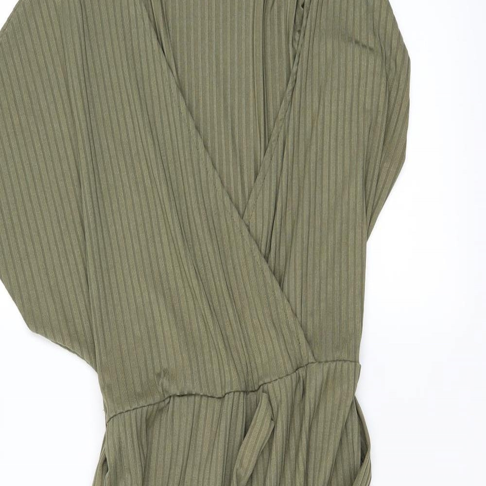 New Look Womens Green   Trousers One-Piece Size 12 L21 in