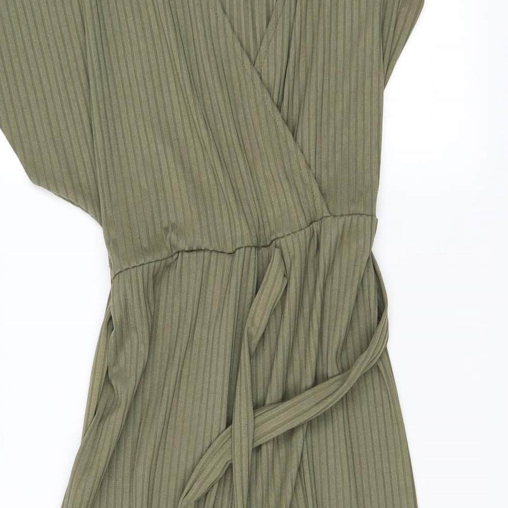 New Look Womens Green   Trousers One-Piece Size 12 L21 in