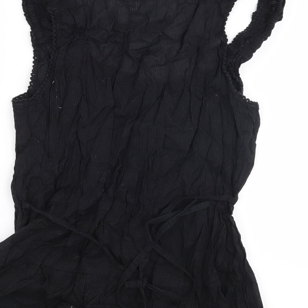 Evie Womens Black   Basic Blouse Size 14