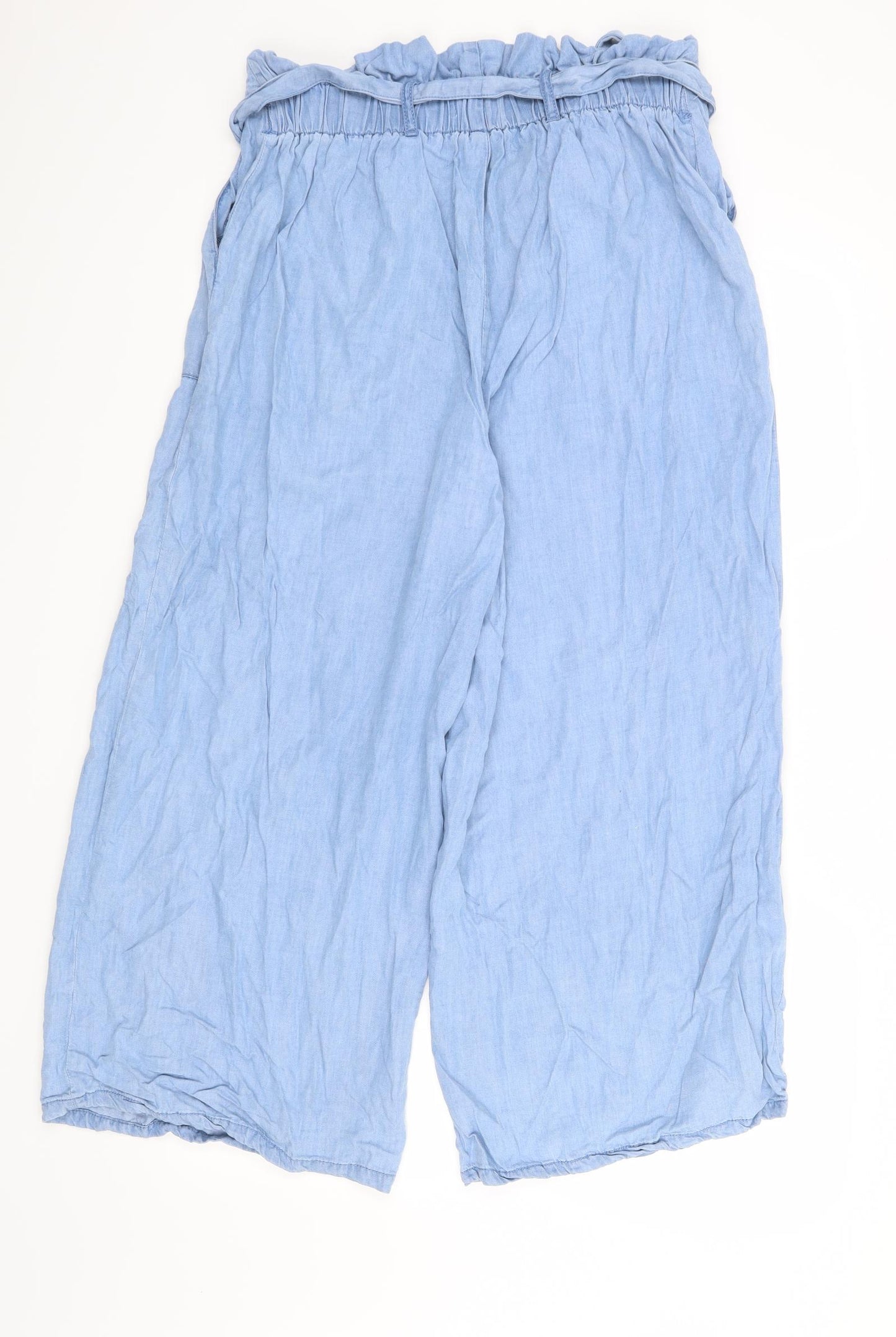 Denim Co. Womens Blue   Cropped Jeans Size 12 L24 in