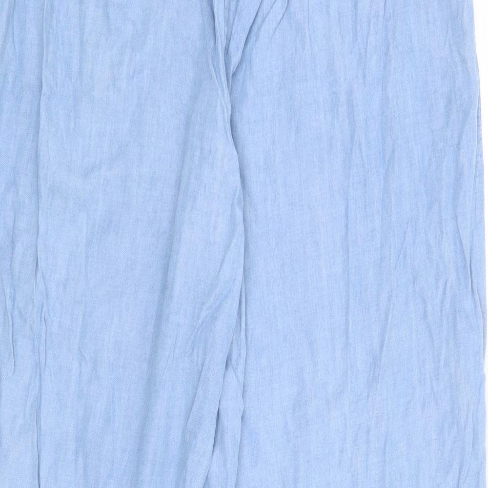 Denim Co. Womens Blue   Cropped Jeans Size 12 L24 in