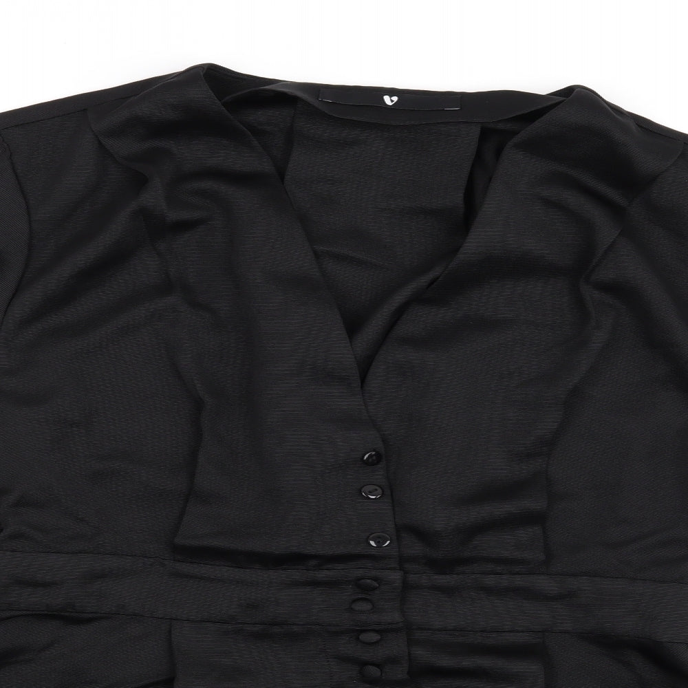 Very Womens Black   Basic Blouse Size 16