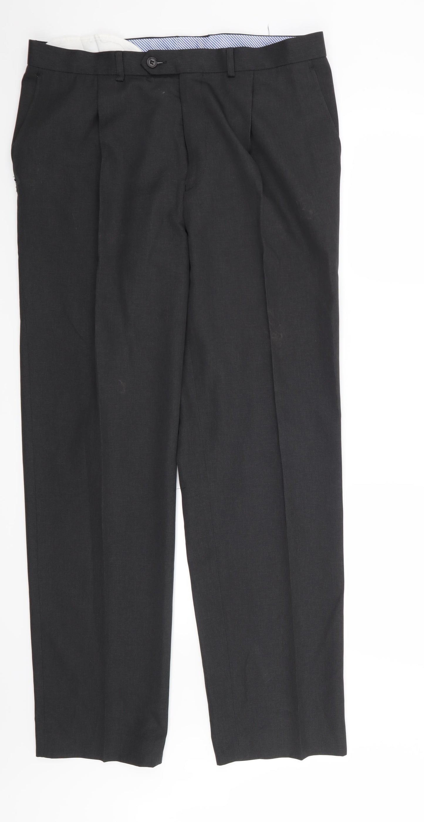 Marks and Spencer Mens Grey   Trousers  Size 36 L33 in