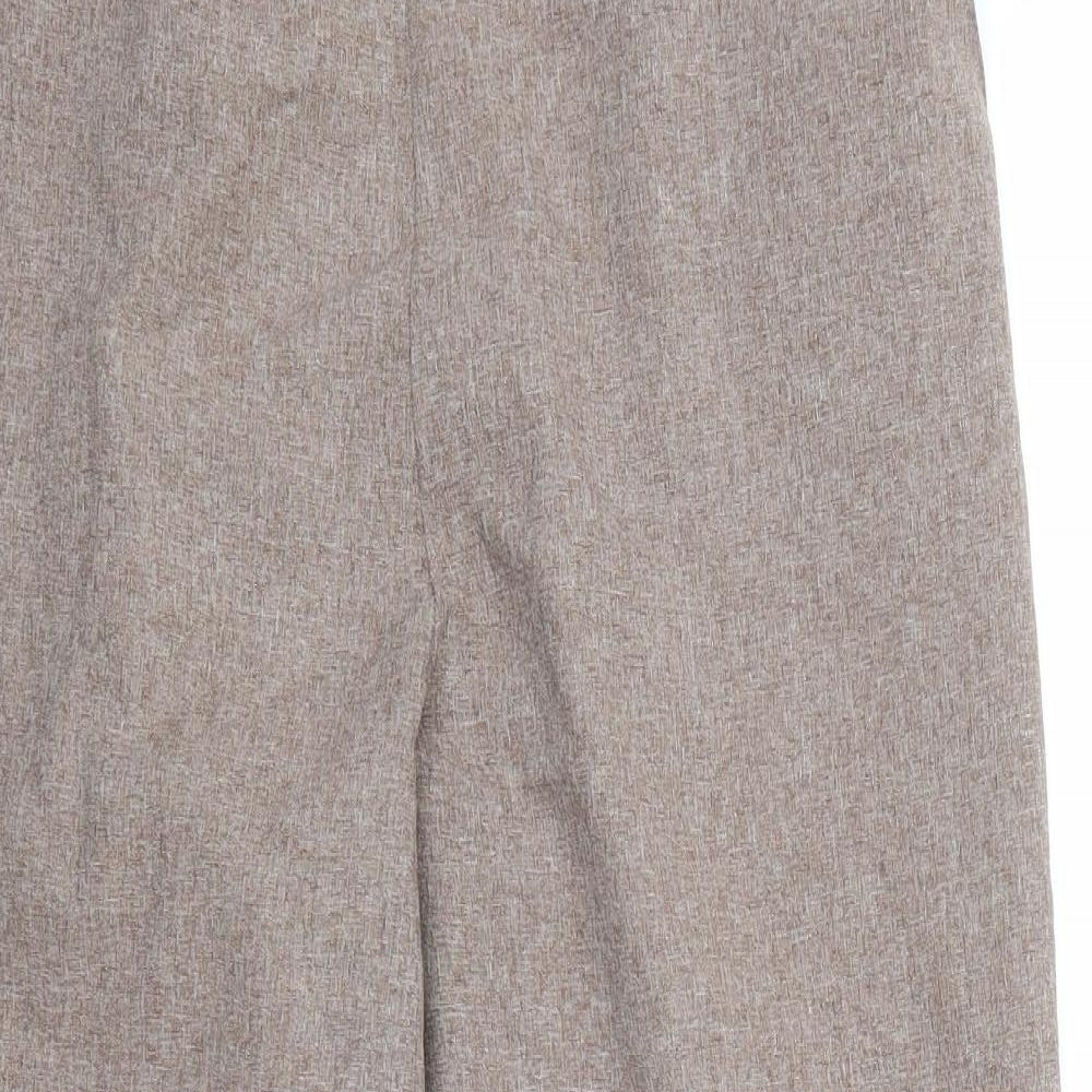 Emma Collection Womens Brown   Cropped Trousers Size 18 L28 in