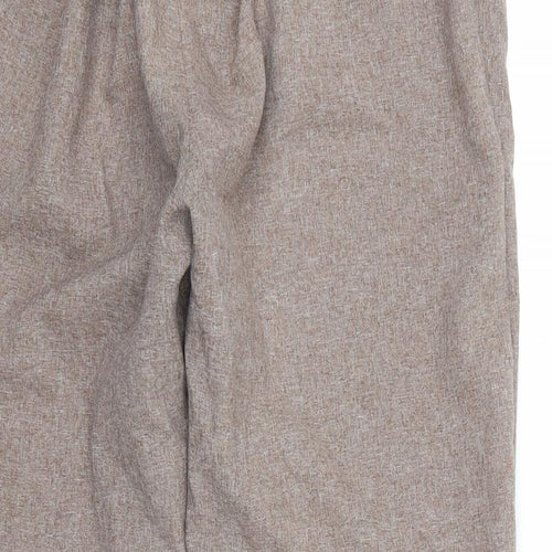 Emma Collection Womens Brown   Cropped Trousers Size 18 L28 in