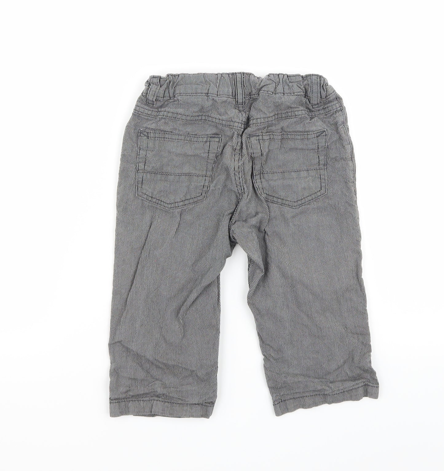 H&M Boys Black Striped  Bermuda Shorts Size 5-6 Years