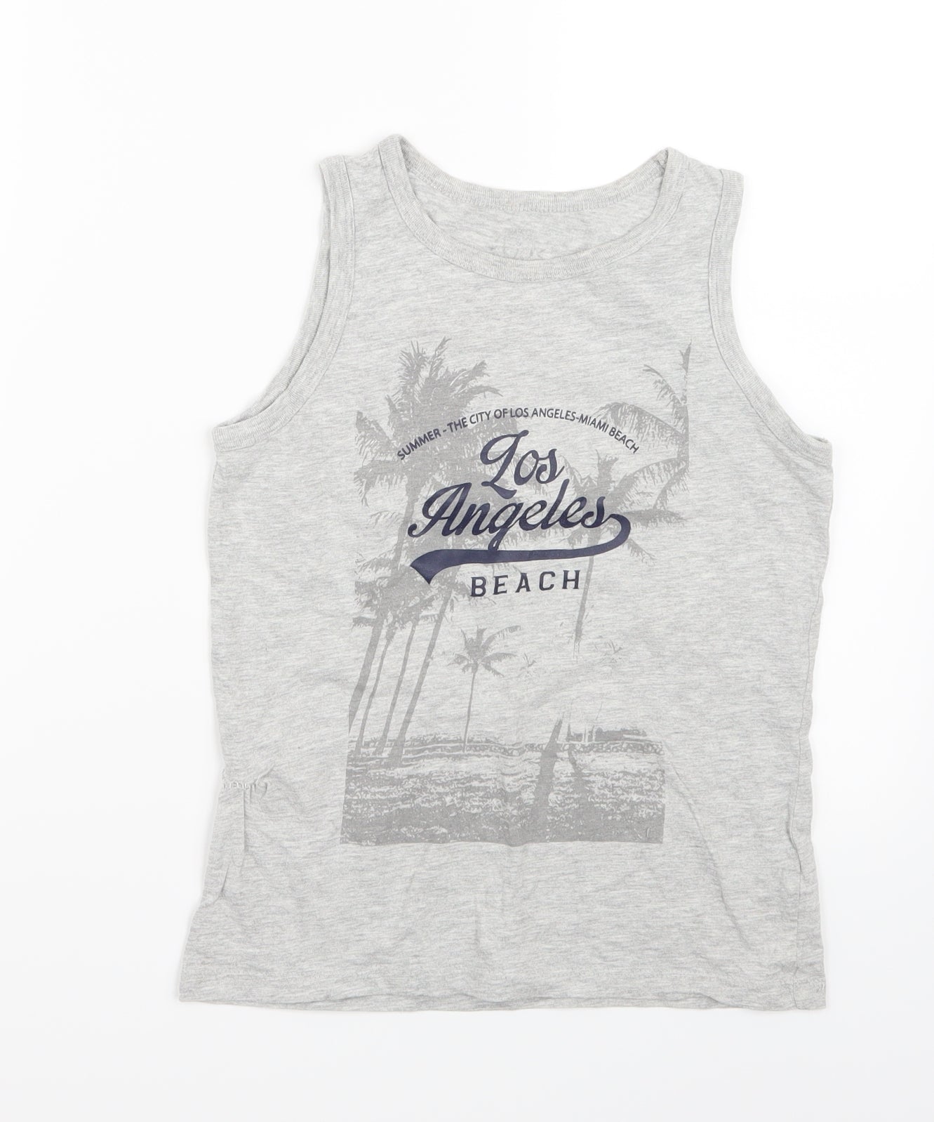 Pep & Co Boys Grey   Basic Tank Size 12 Years
