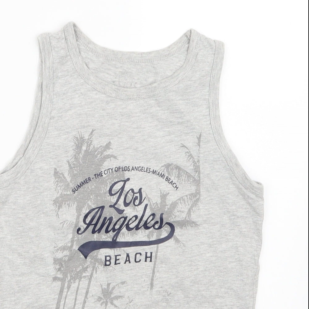 Pep & Co Boys Grey   Basic Tank Size 12 Years