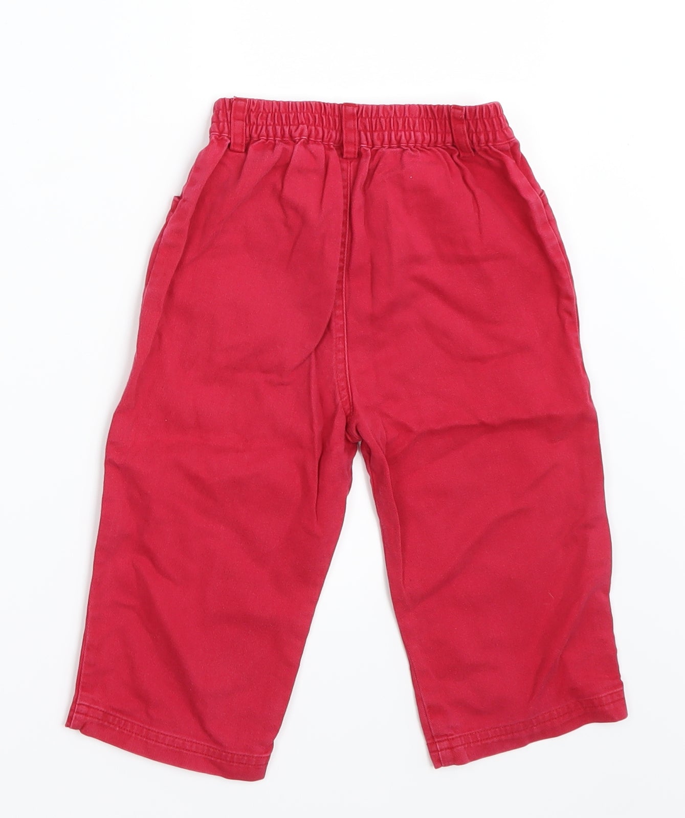 JFB Girls Red   Cargo Jeans Size 12-18 Months