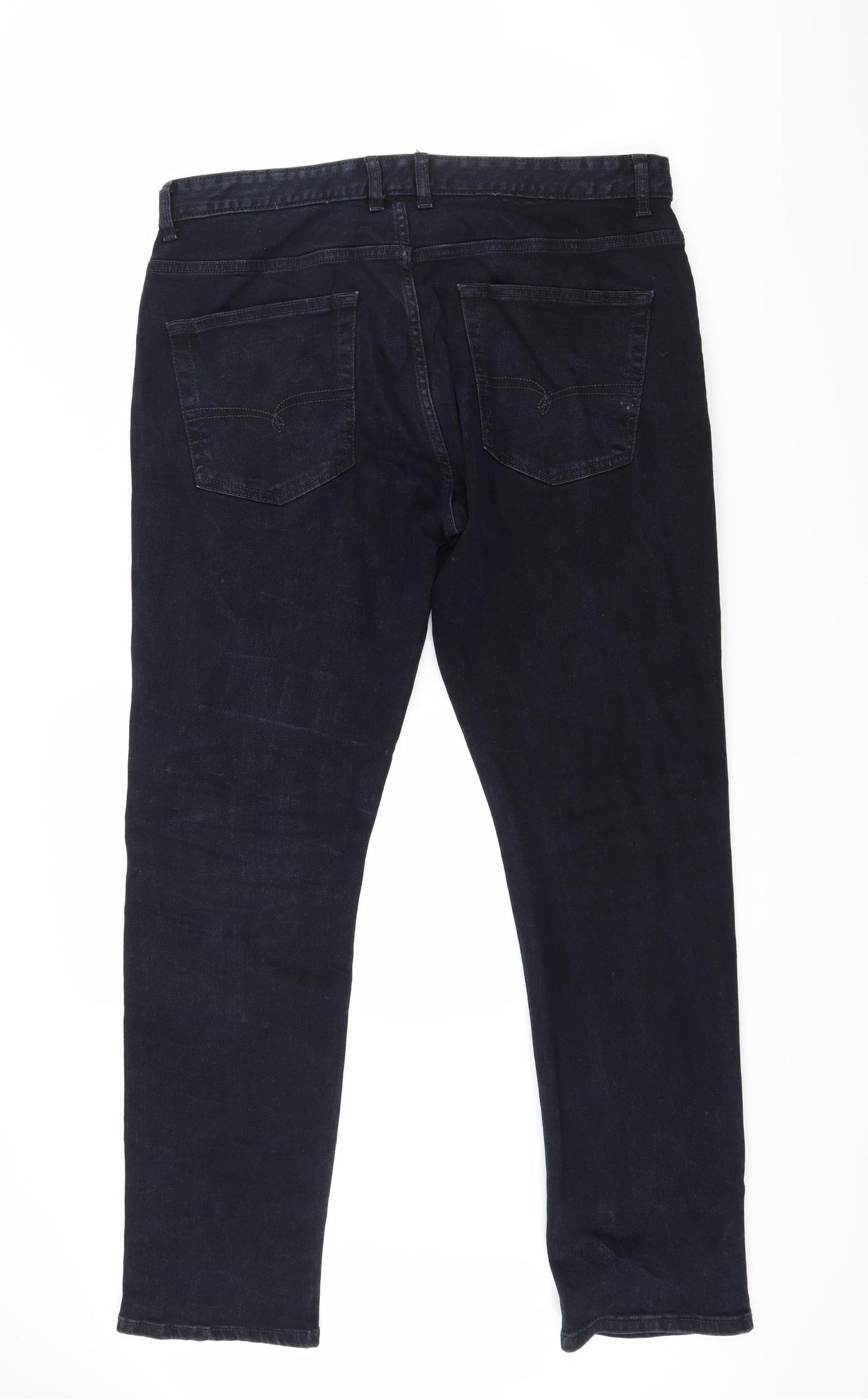 NEXT Mens Blue  Denim Straight Jeans Size 34 L31 in