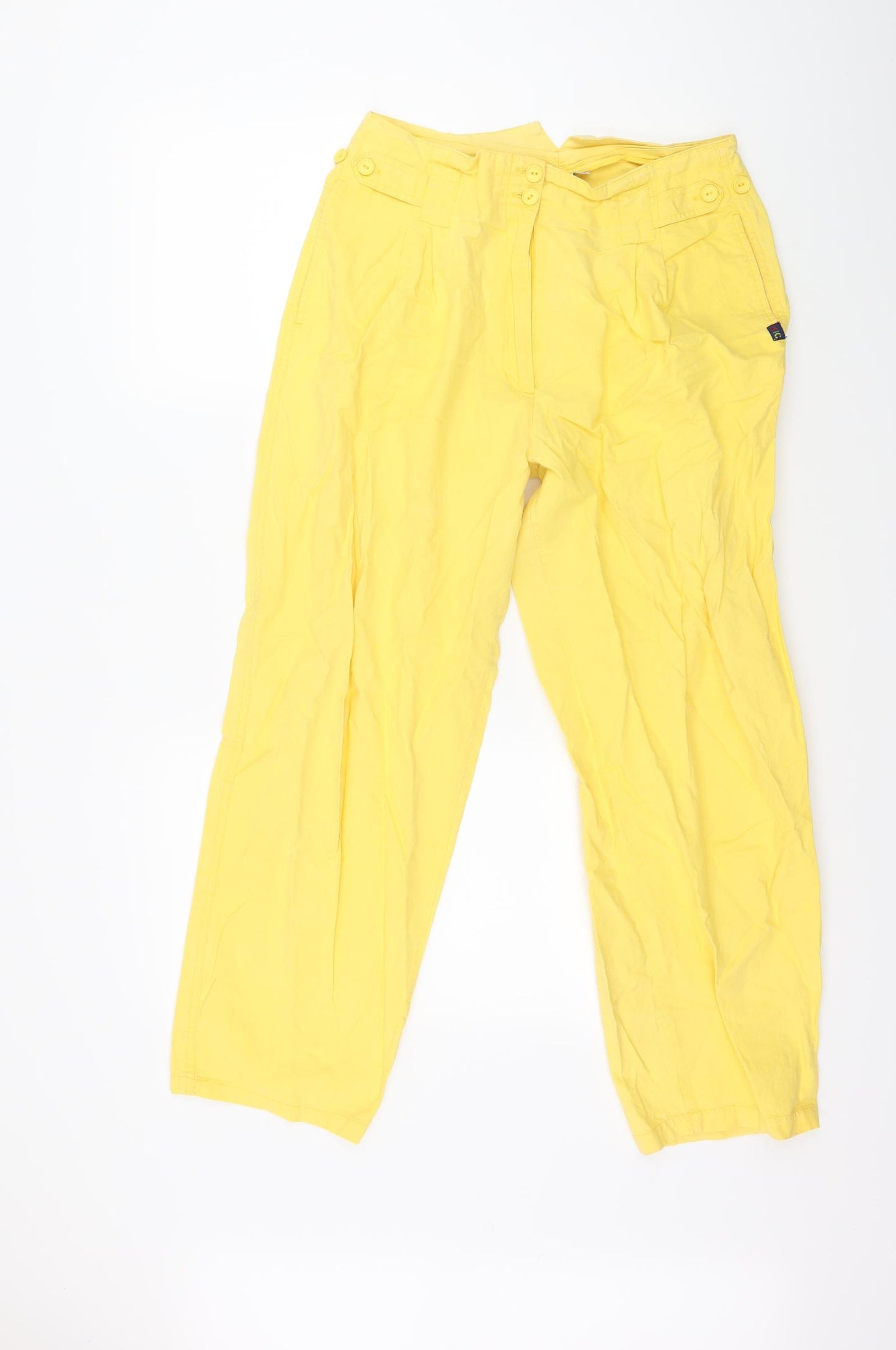 Preworn Girls Yellow   Cargo Trousers Size 16 Years