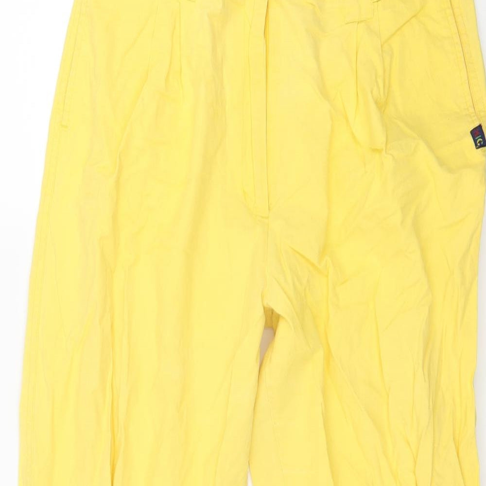 Preworn Girls Yellow   Cargo Trousers Size 16 Years