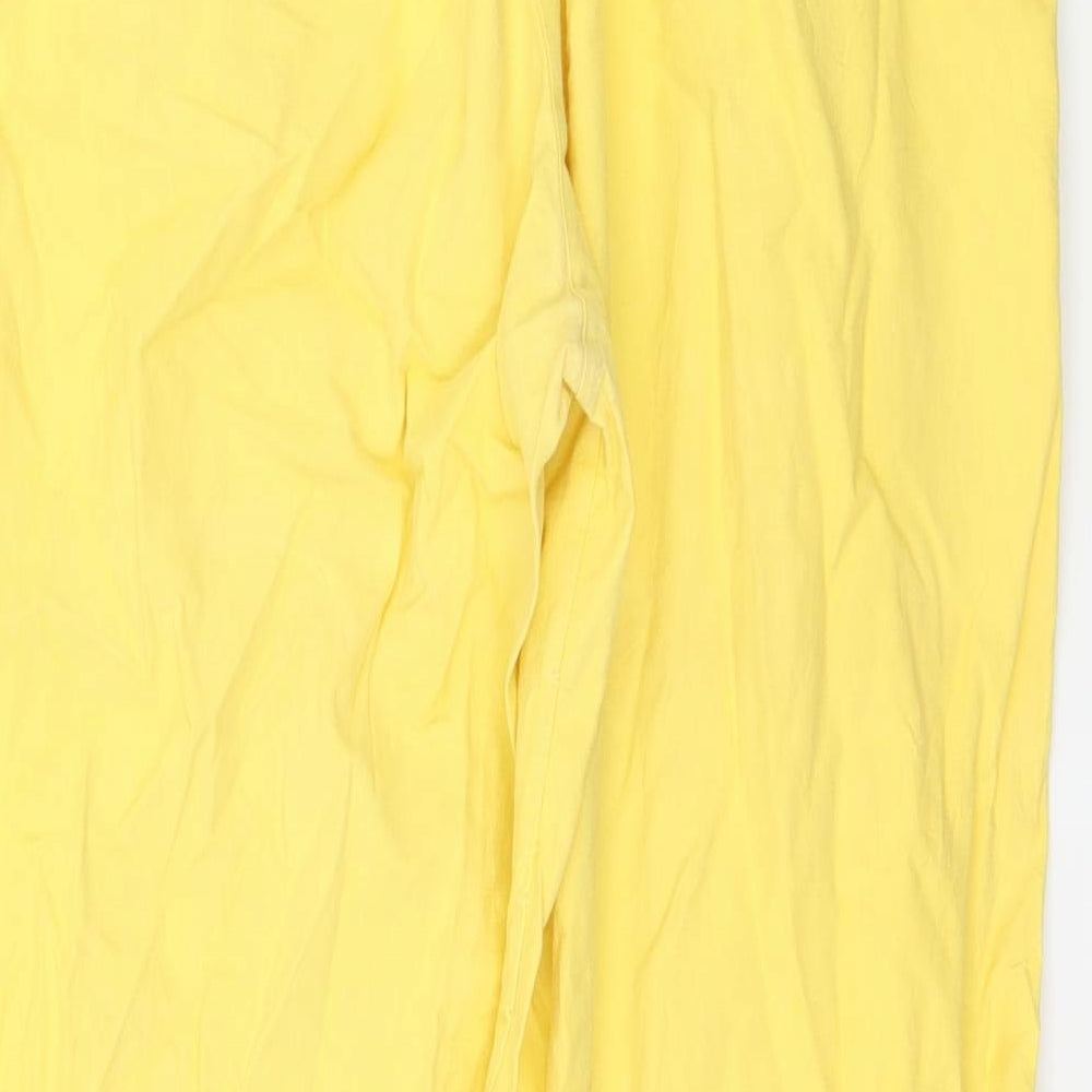 Preworn Girls Yellow   Cargo Trousers Size 16 Years