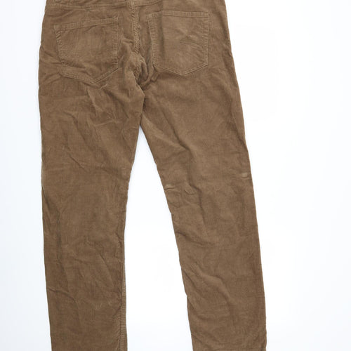 F&F Mens Brown  Corduroy Trousers   L32 in