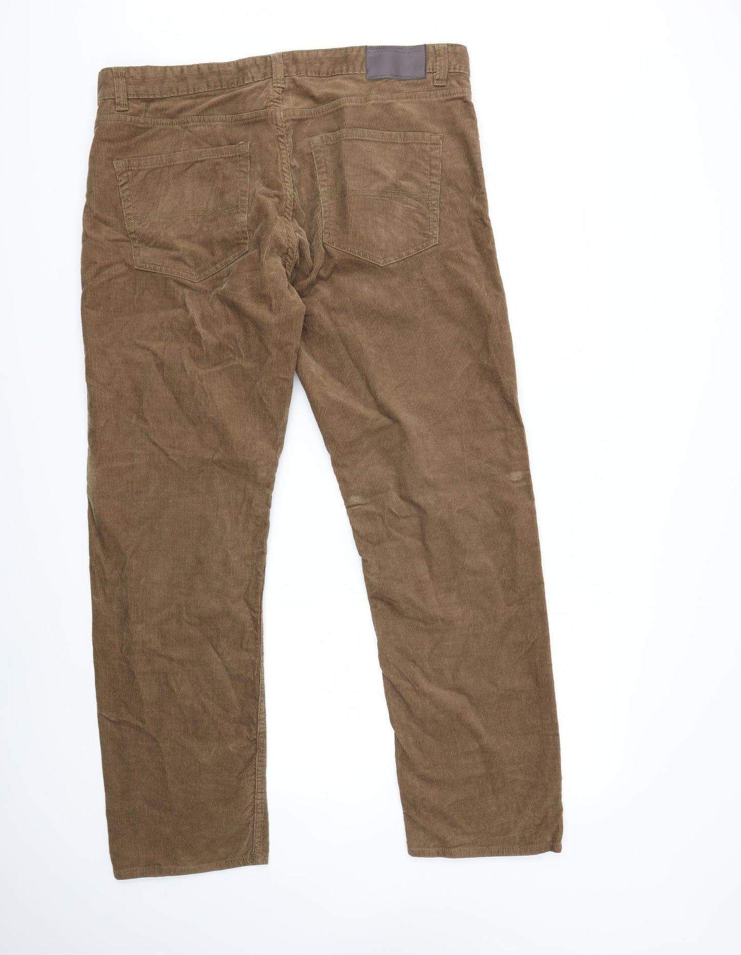 F&F Mens Brown  Corduroy Trousers   L32 in