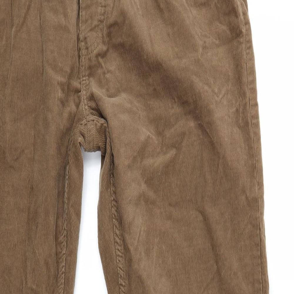 F&F Mens Brown  Corduroy Trousers   L32 in