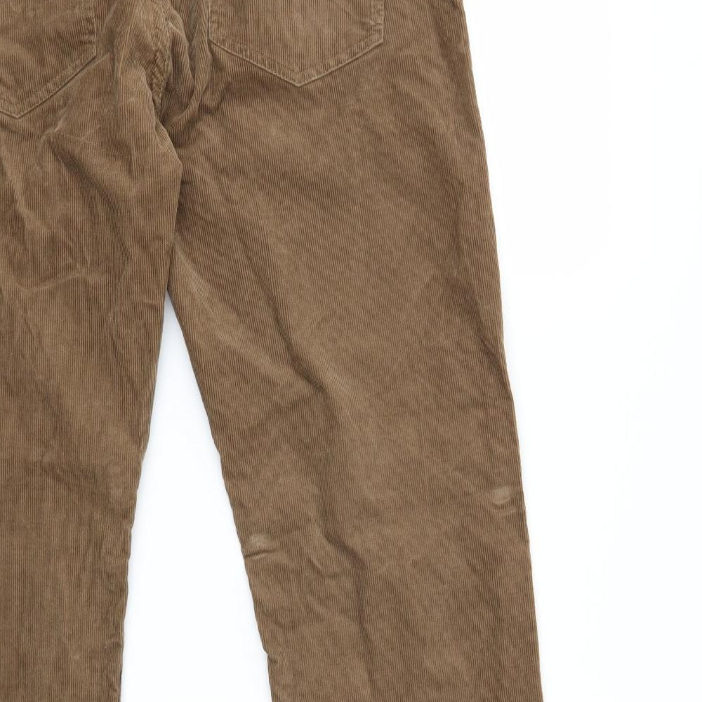 F&F Mens Brown  Corduroy Trousers   L32 in