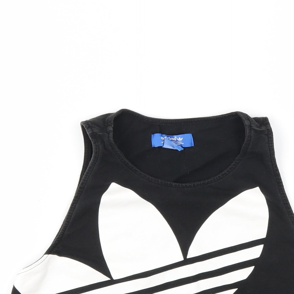 adidas Womens Black   Basic Tank Size 6