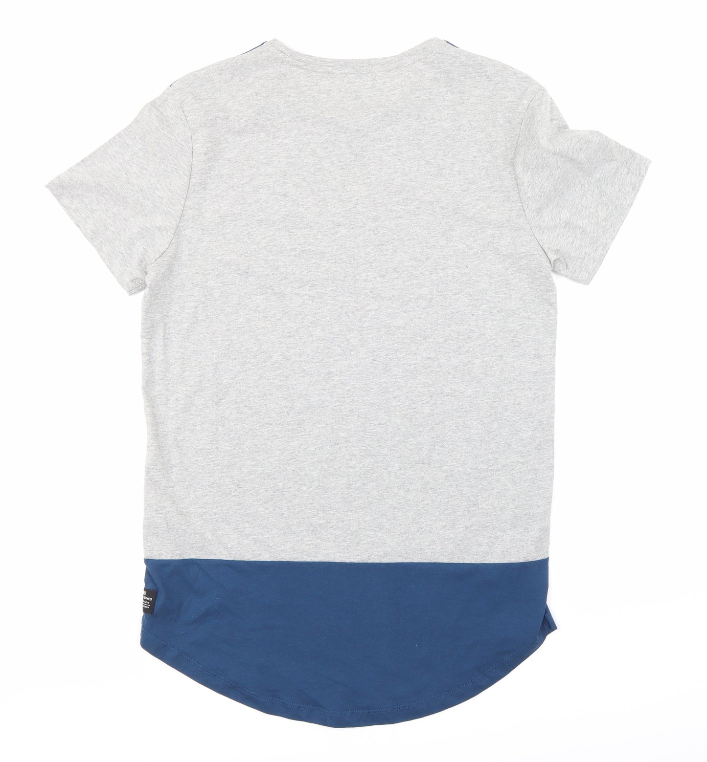 JACK & JONES Mens Grey    T-Shirt Size L