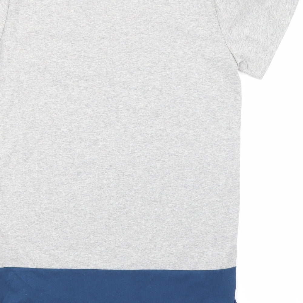 JACK & JONES Mens Grey    T-Shirt Size L