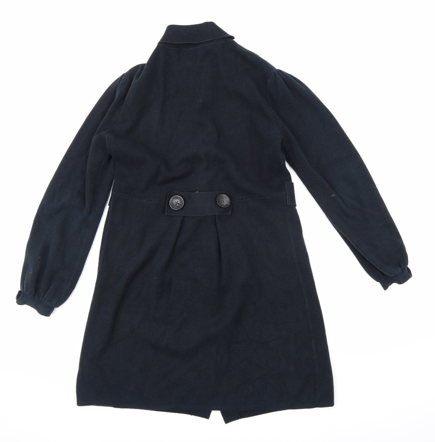 Marks and Spencer Womens Blue  Knit Jacket Coatigan Size 12