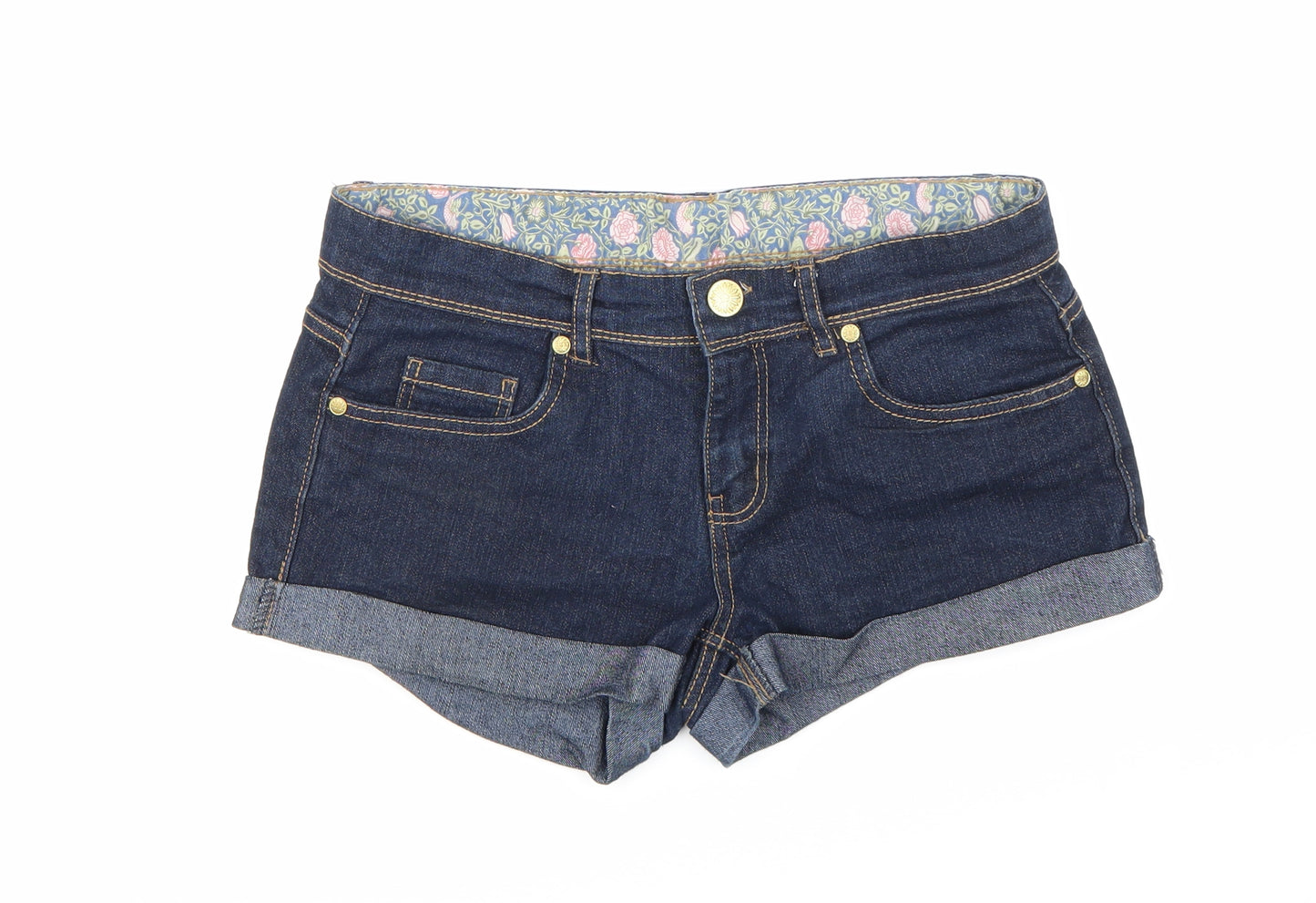 Denim Co Womens Blue  Denim Hot Pants Shorts Size 10