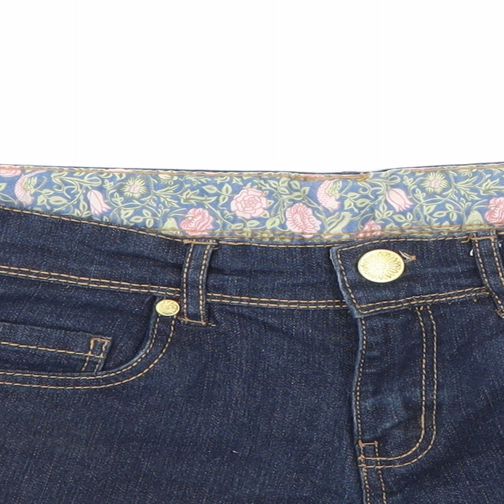 Denim Co Womens Blue  Denim Hot Pants Shorts Size 10
