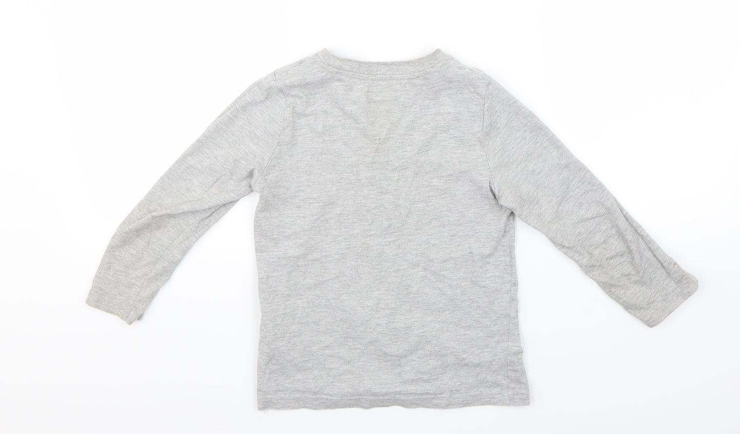 F&F Boys Grey   Basic T-Shirt Size 5-6 Years