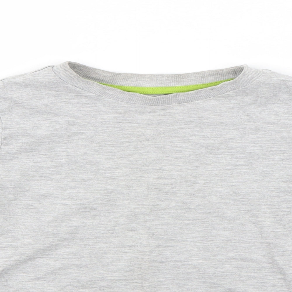F&F Boys Grey   Basic T-Shirt Size 5-6 Years