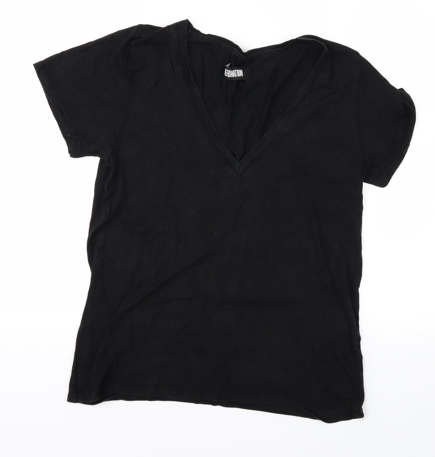 Reformation Womens Black   Basic T-Shirt Size M