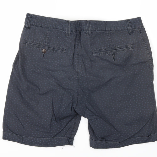 H&M Womens Blue   Chino Shorts Size 32