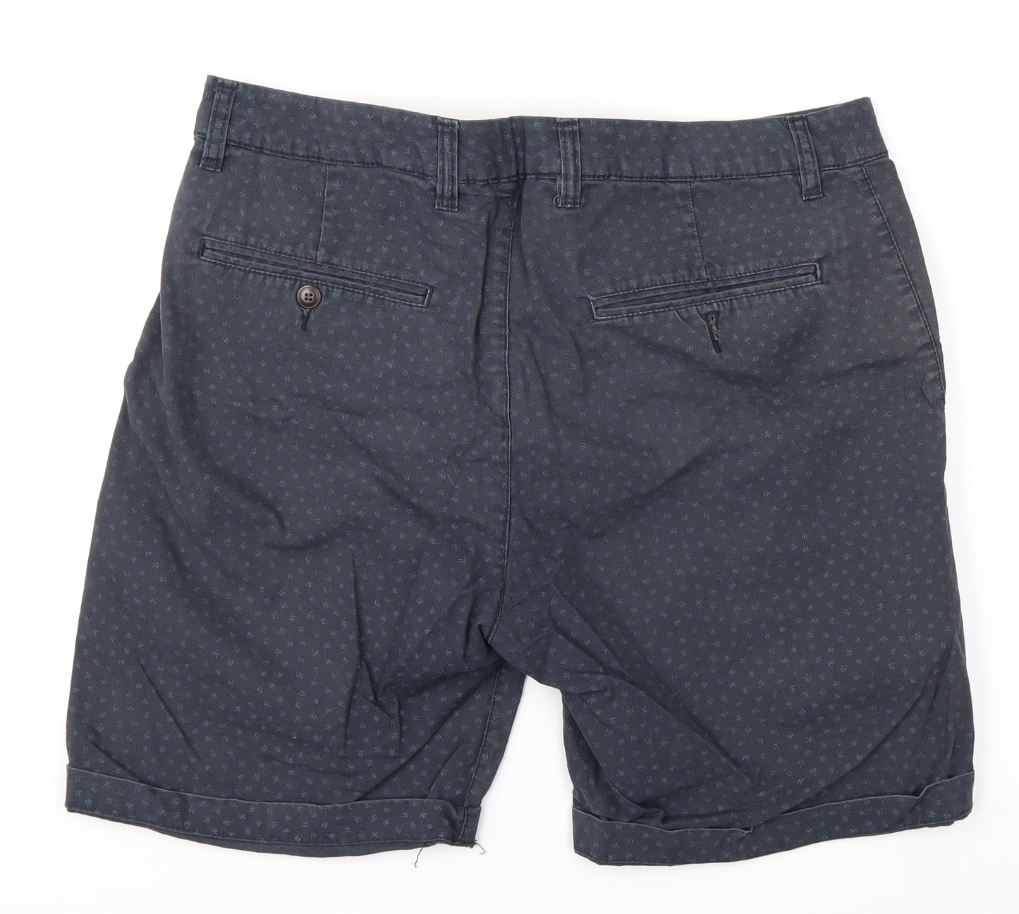 H&M Womens Blue   Chino Shorts Size 32