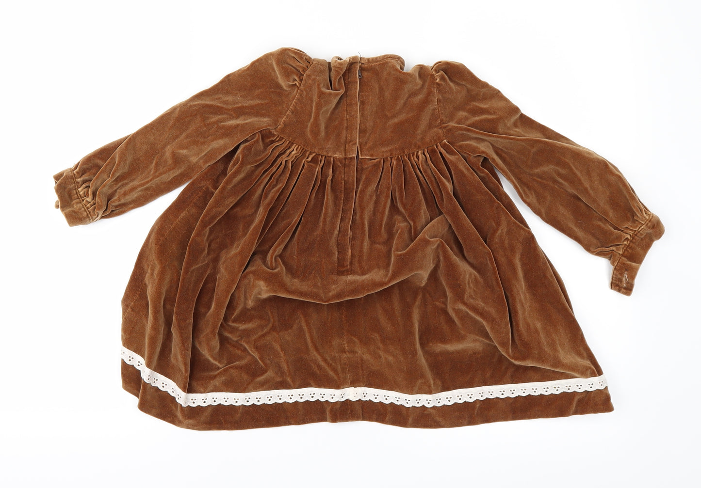 Preworn Girls Brown   A-Line  Size 3 Years