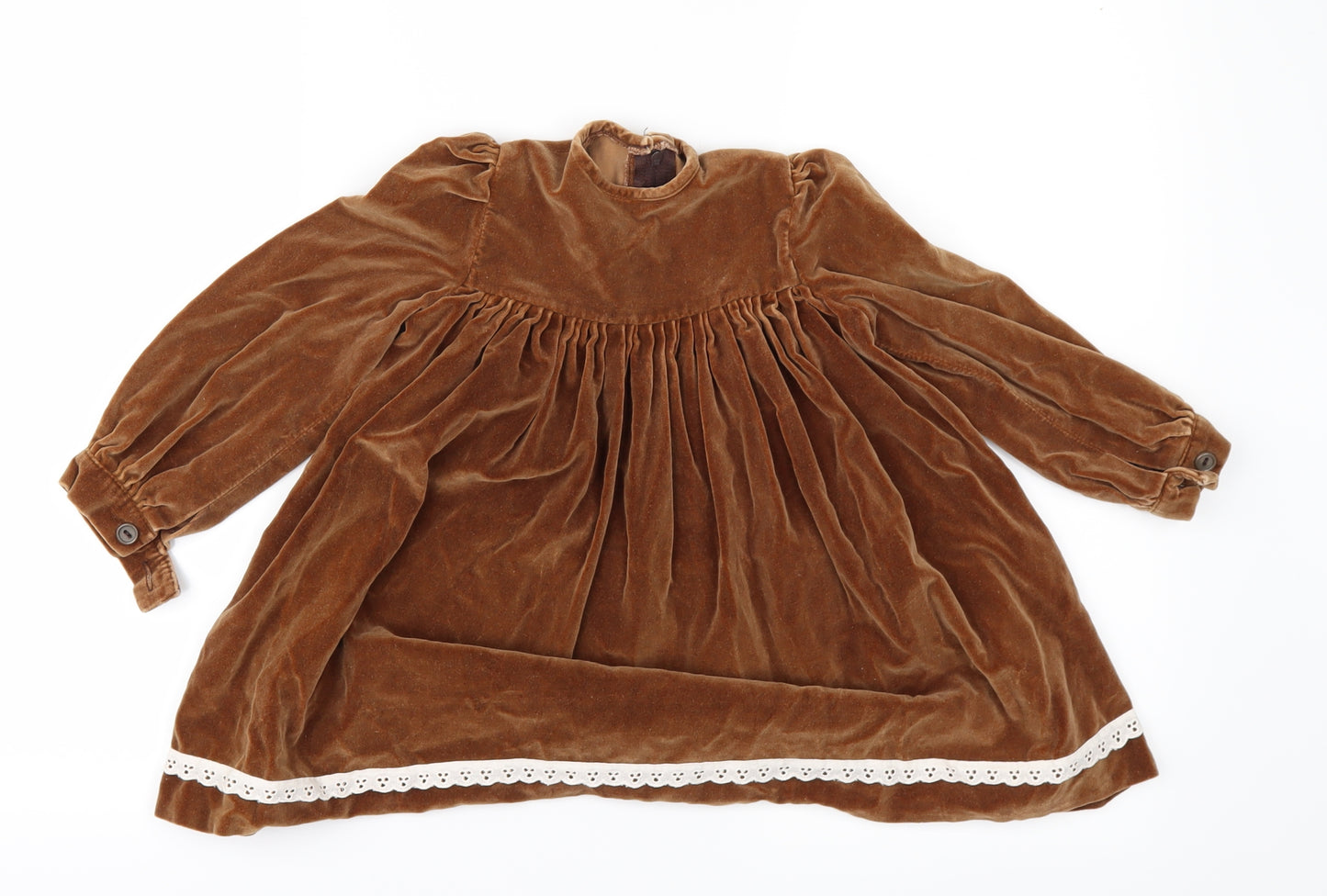 Preworn Girls Brown   A-Line  Size 3 Years