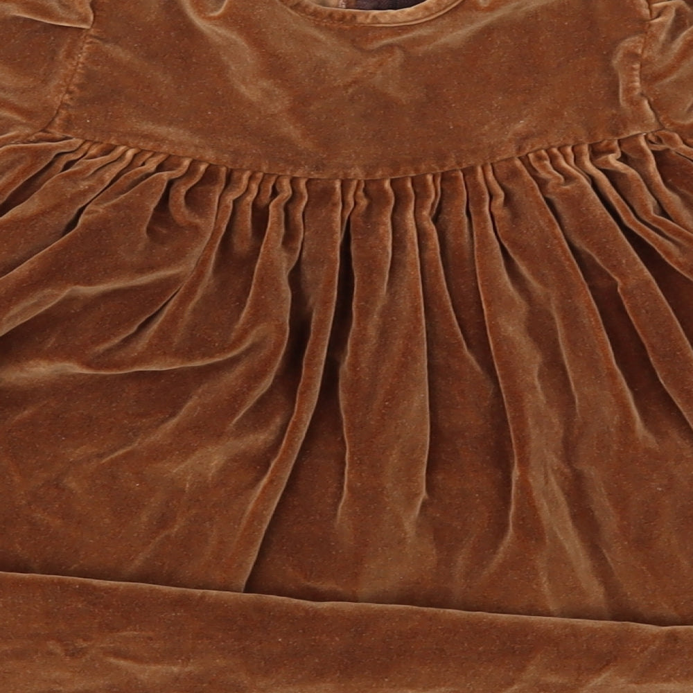 Preworn Girls Brown   A-Line  Size 3 Years