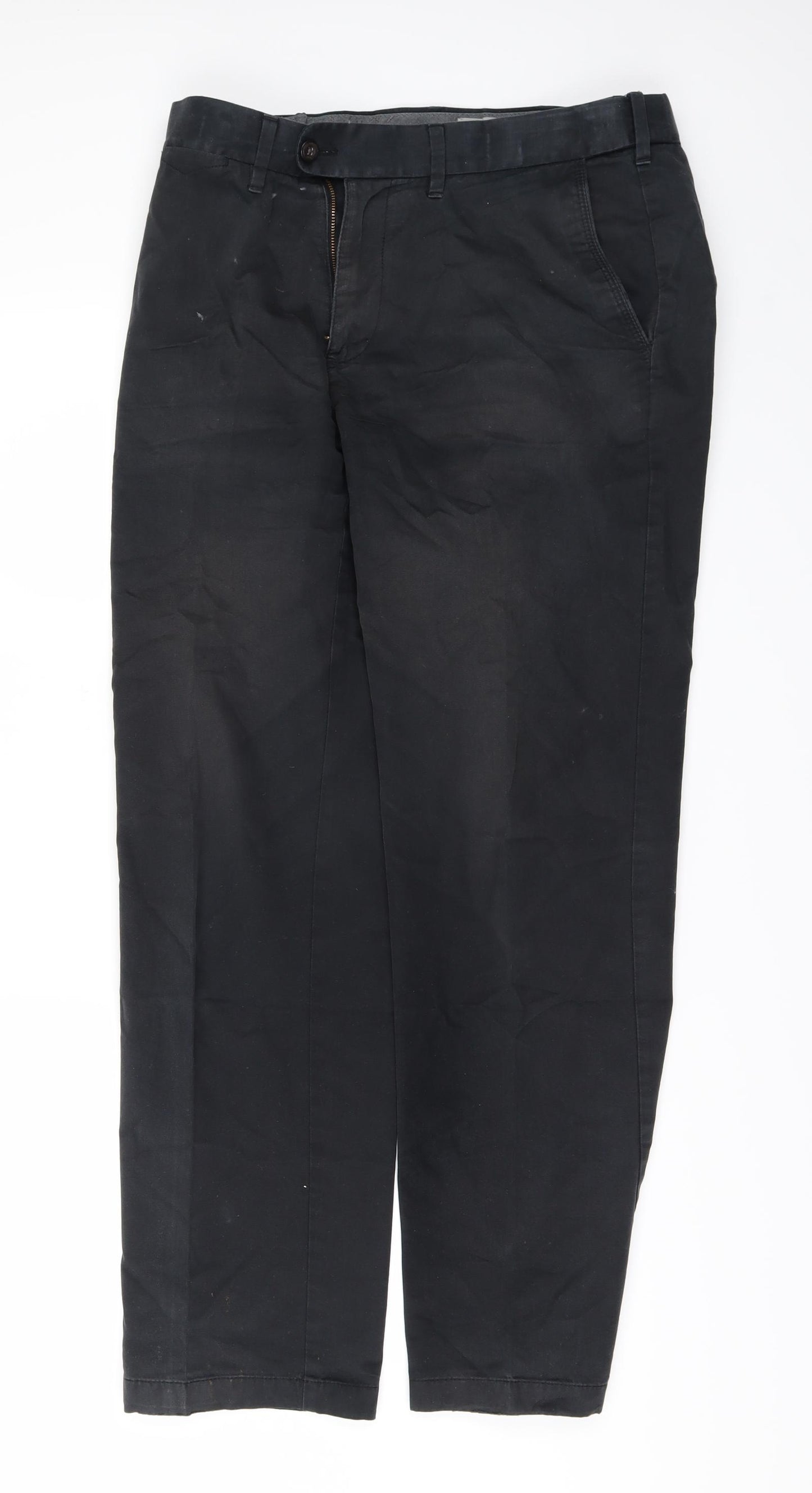 M&S Mens Black   Straight Jeans Size 32 L30 in