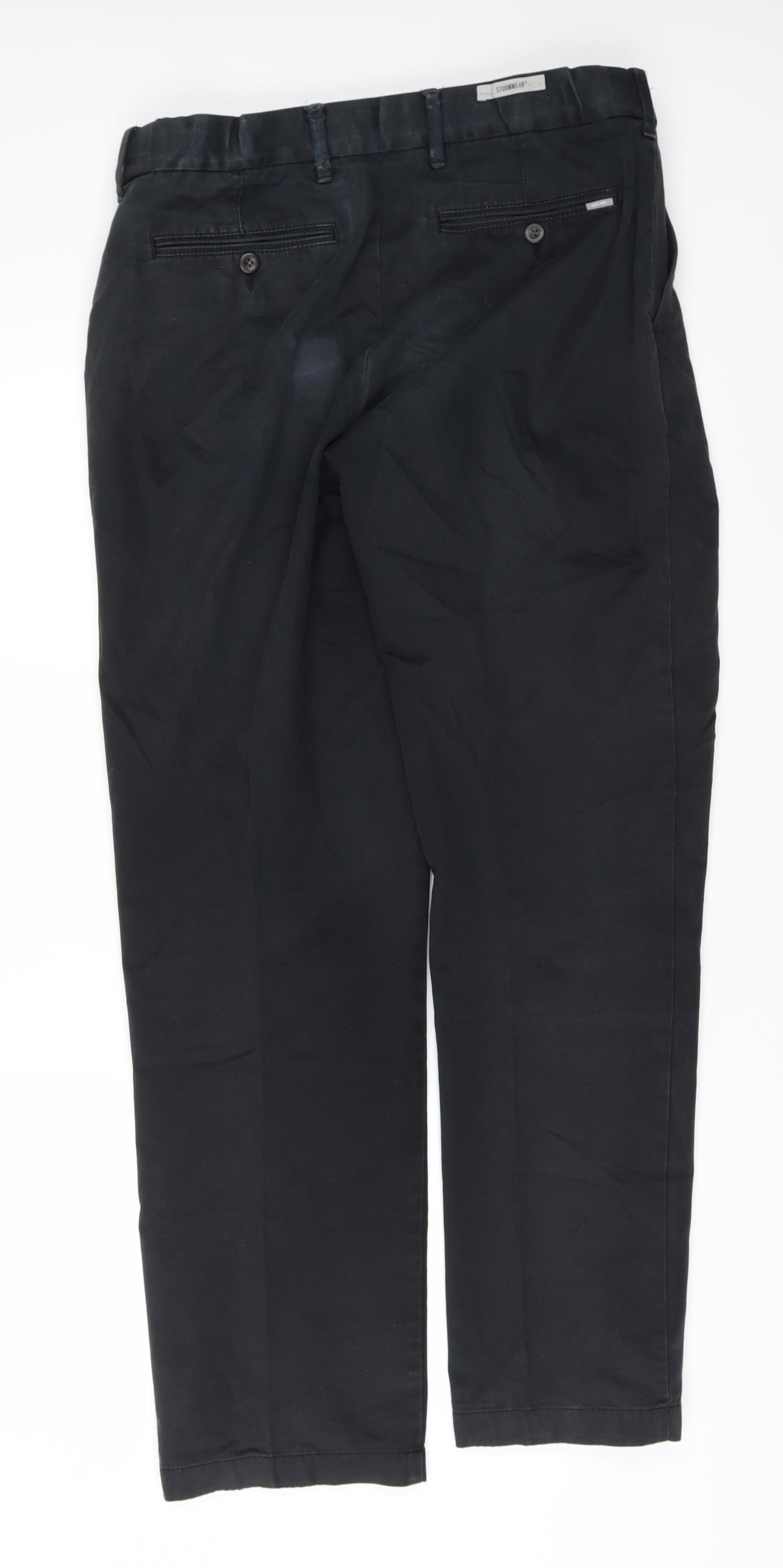 M&S Mens Black   Straight Jeans Size 32 L30 in