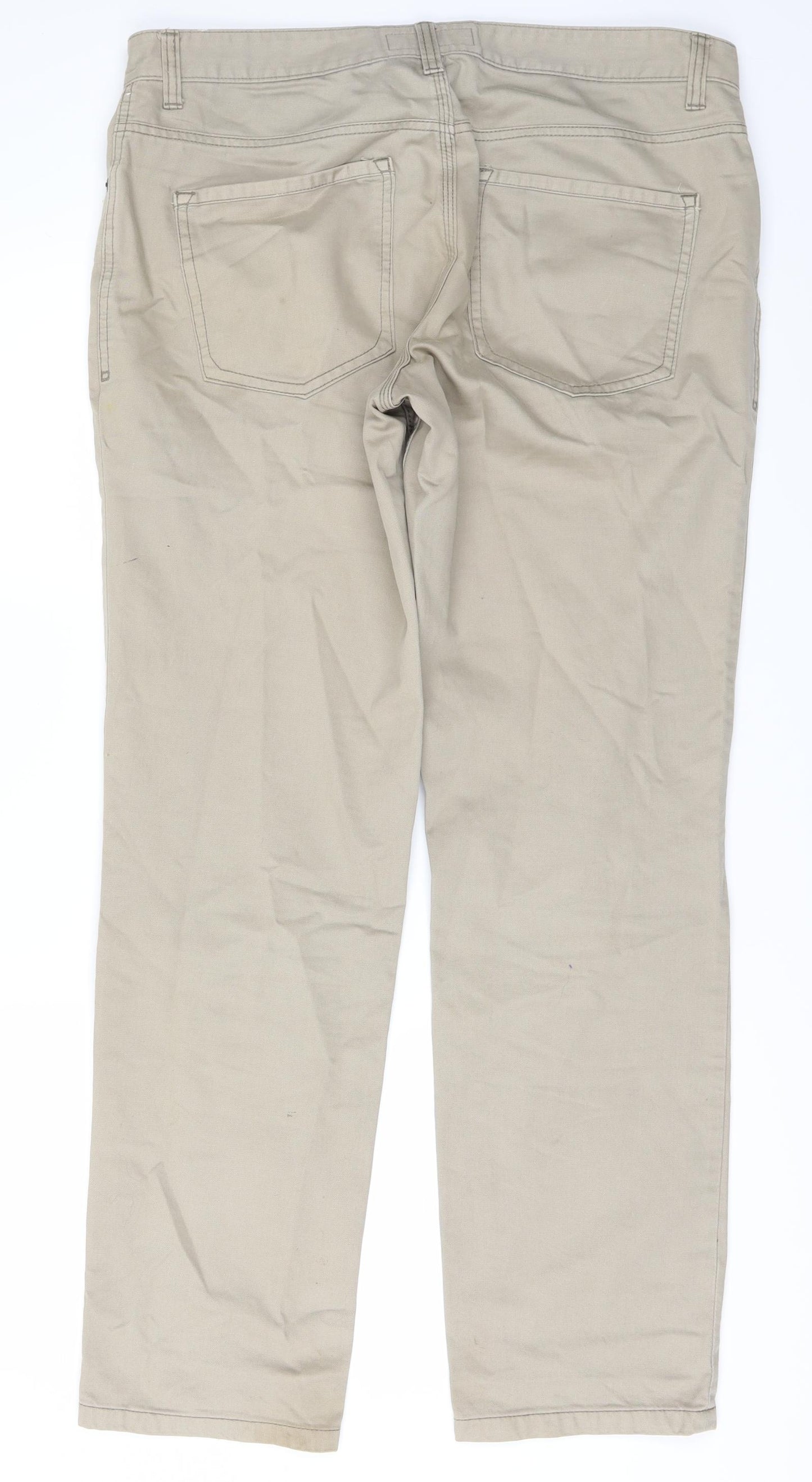 NEXT Mens Brown   Straight Jeans Size 34 L30 in