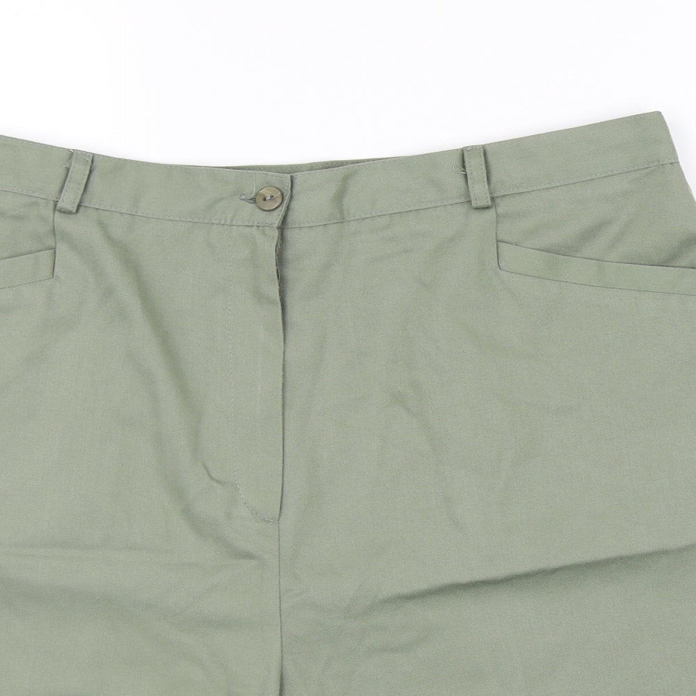 Le Bon Marché Womens Green   Bermuda Shorts Size 18